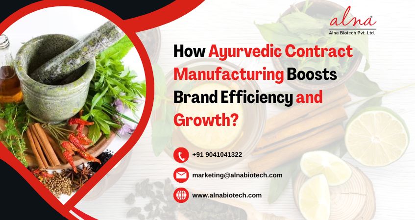 Alna biotech | How Ayurvedic Contract Manufacturing Boosts Brand Efficiency and Growth?